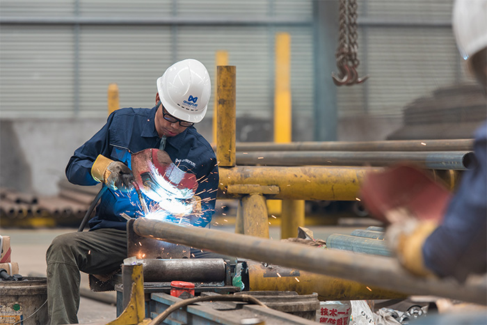 琼海网架焊接车间