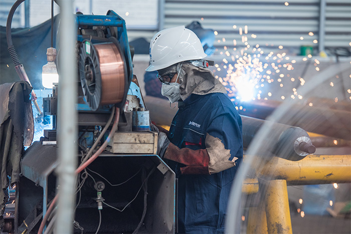 琼海网架焊接车间